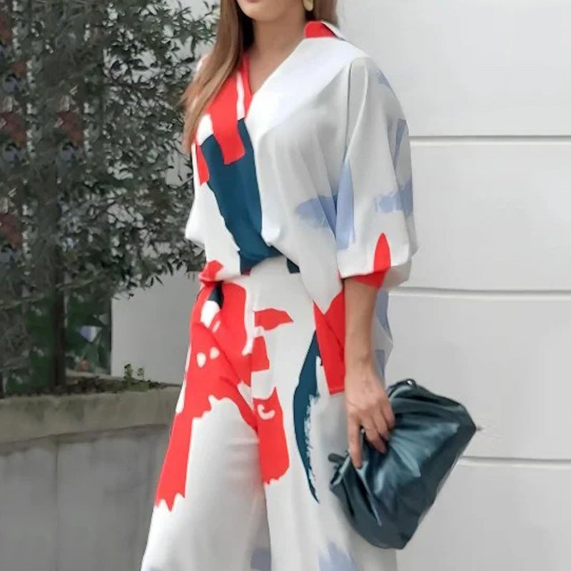 Elegante Multi kleuren Jurk/ By OSYARD