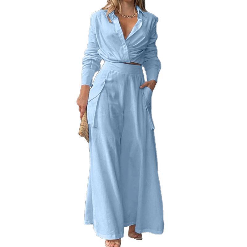 Linen Shirt Maxi Dress