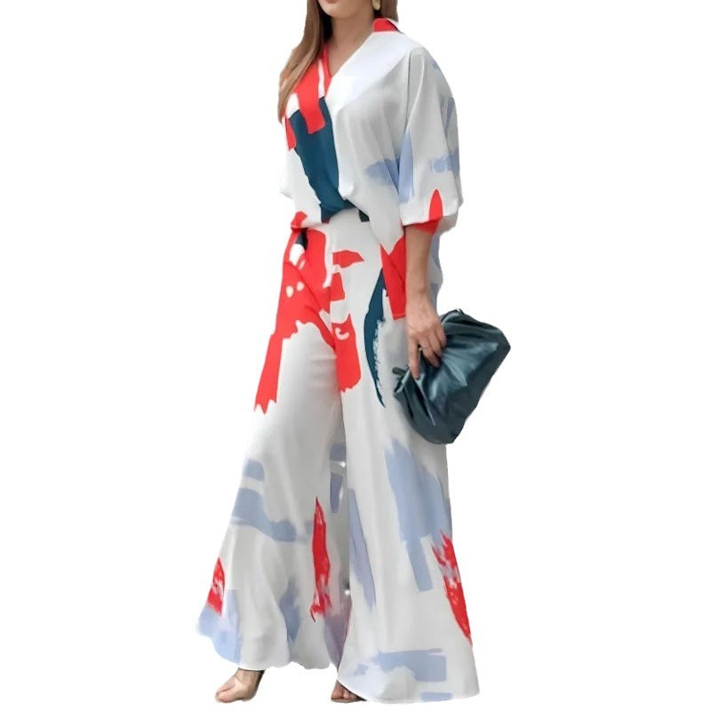 Elegante Multi kleuren Jurk/ By OSYARD