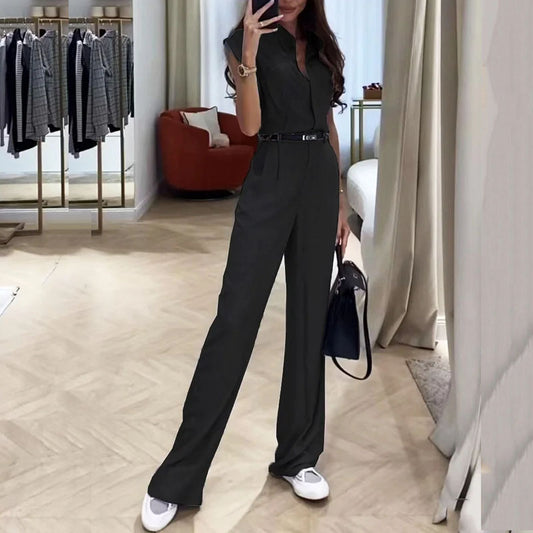 Grijze Comfort Jumpsuit