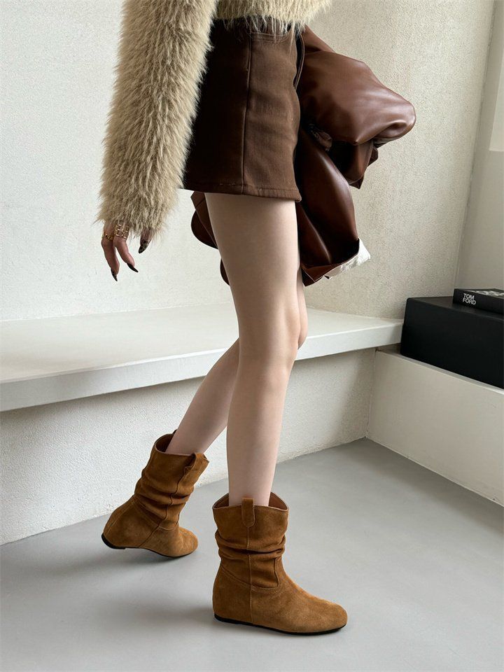 Slouch Suede Boots